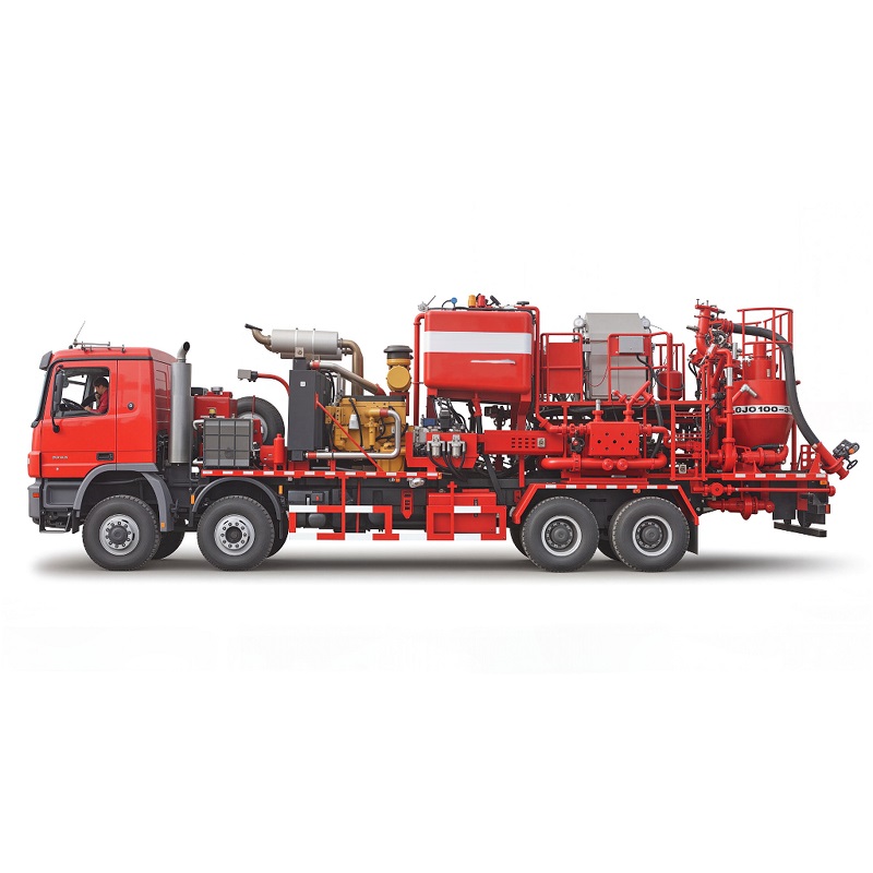 Cementing truck for land oilfield operations