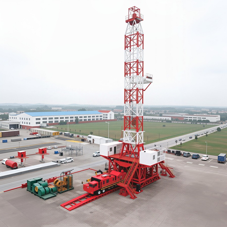 Internal-guyline-Workover-Rig image 3